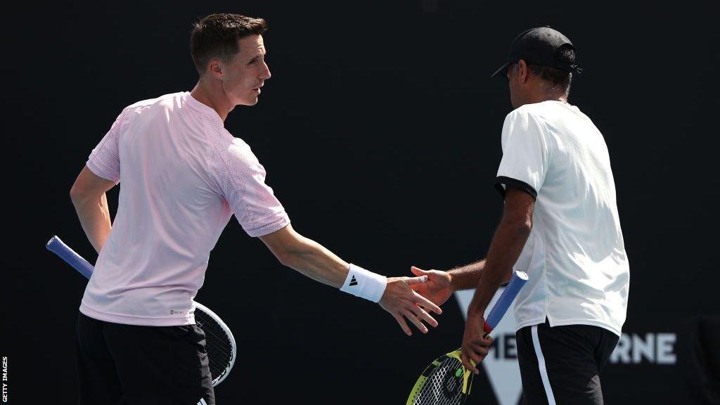 Joe Salisbury and Rajeev Ram tap hands