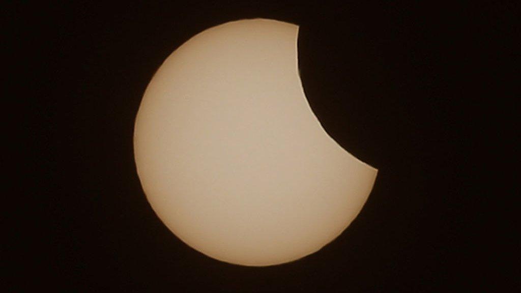 partial solar eclipse