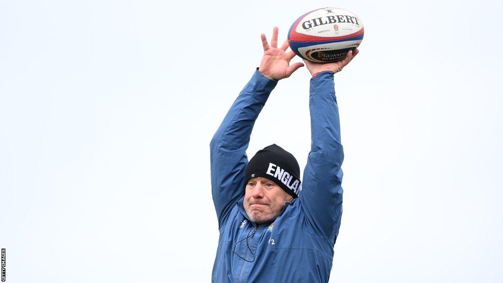 Richard Cockerill during an England training session