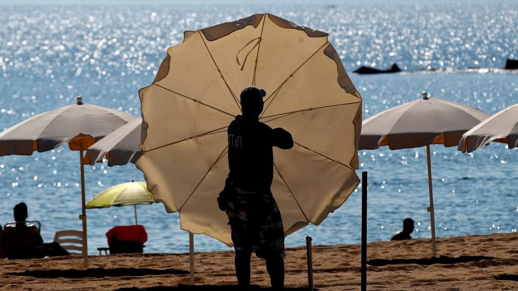 Umbrellas on beaches