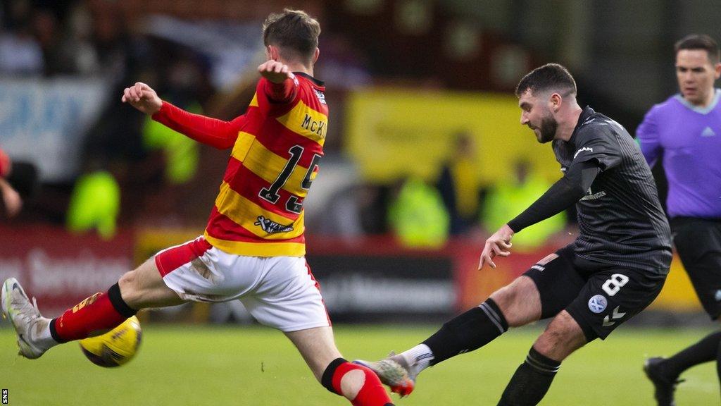 Partick Thistle v Ayr United in December, 2022