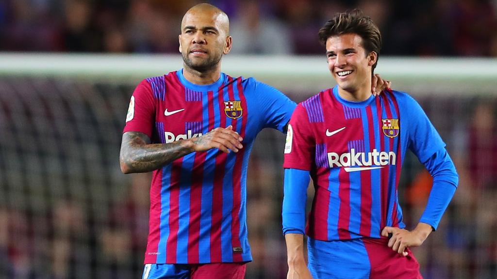 Riqui Puig and Dani Alves