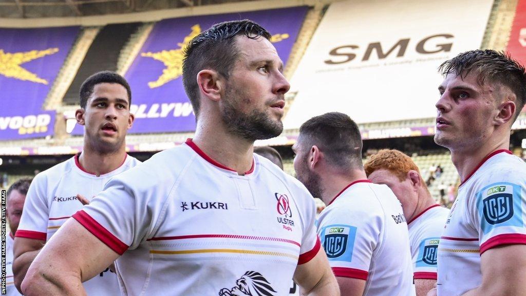 Ulster's John Cooney looks dejected after defeat