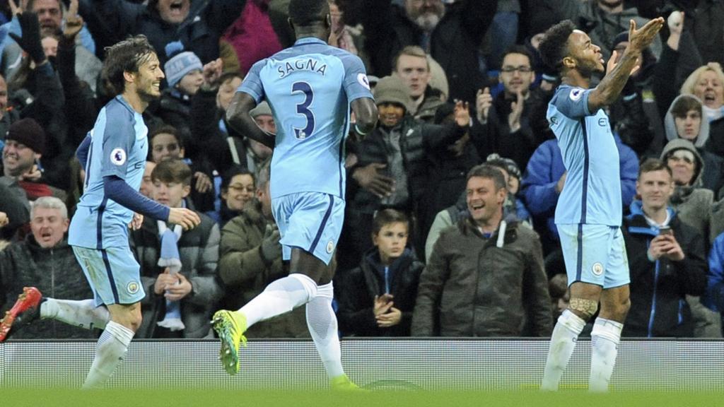 Raheem Sterling celebrates