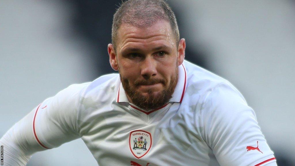 James Norwood in action for Barnsley in pre-season