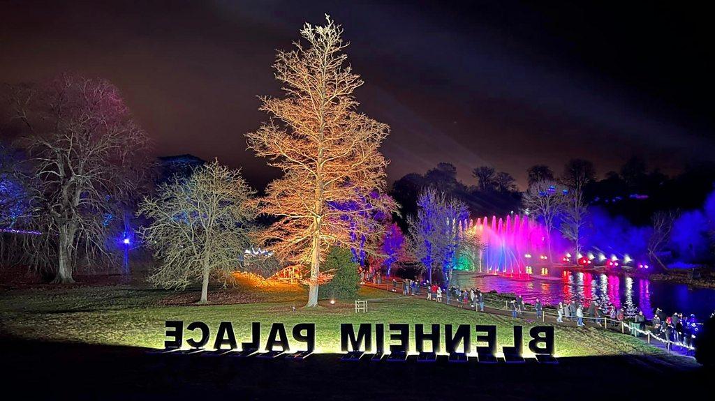 Lights at Blenheim Palace