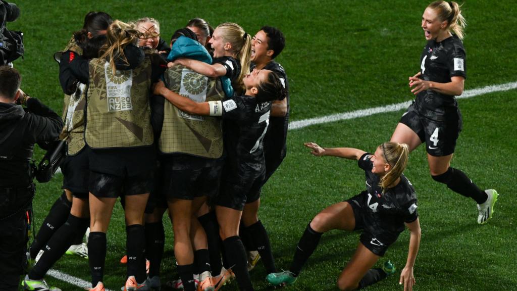 New Zealand celebrate