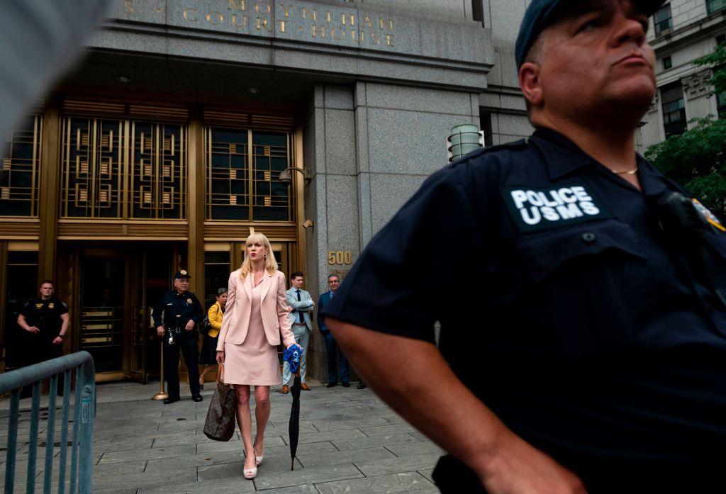 Sigrid McCawley, leaves US Federal Court on July 18, 2019