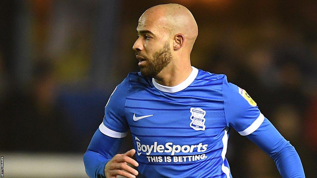 Jordan Graham in action for Birmingham City