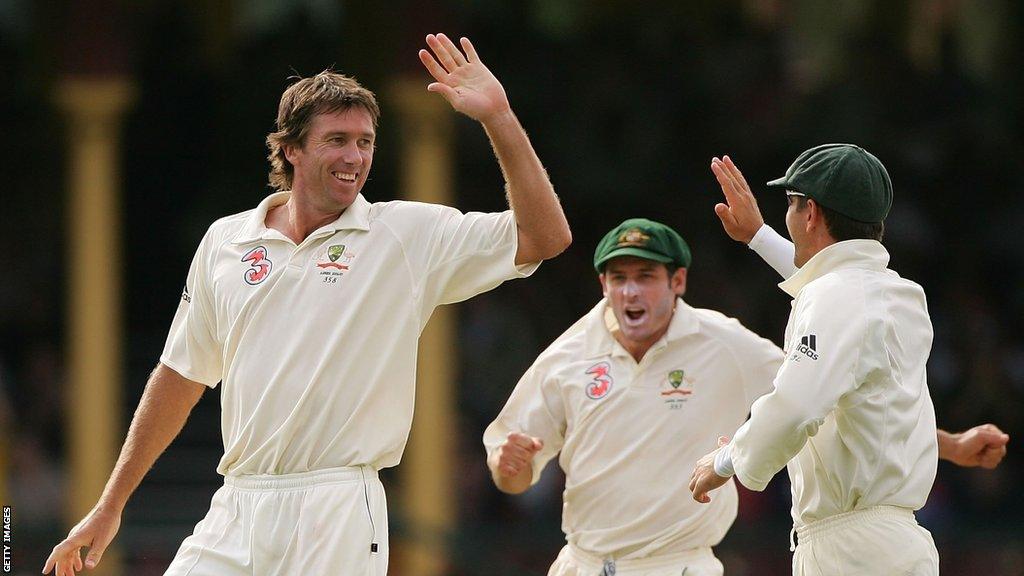 Glenn McGrath in action