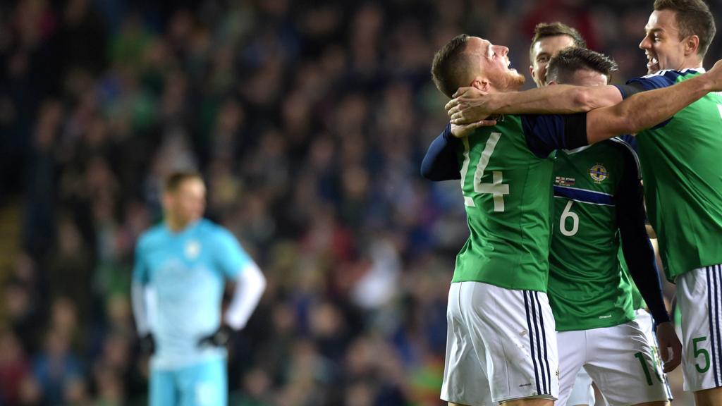 Northern Ireland celebrate