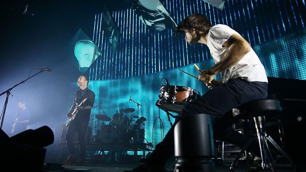 Radiohead playing live in 2012