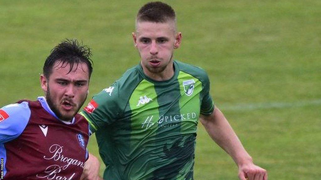 Seb Vance plays for Guernsey FC