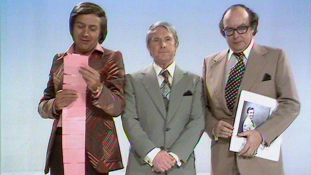 Des O'Connor, Ernie Wise and Eric Morecambe