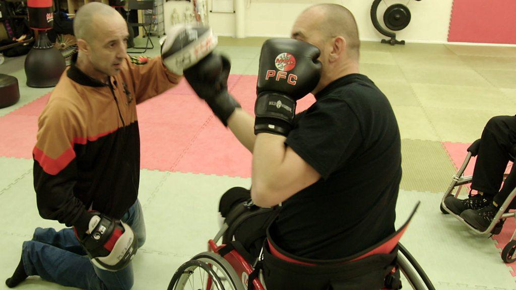 Wheelchair boxing