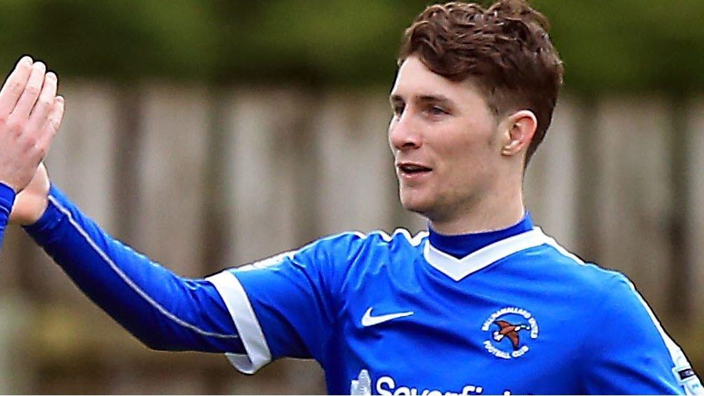 Ryan Mayse was on target for Ballinamallard United