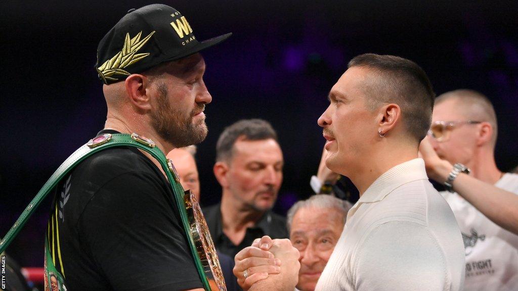 Tyson Fury and Oleksandr Usyk