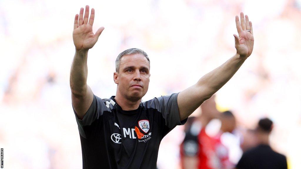 Michael Duff salutes Barnsley's fans