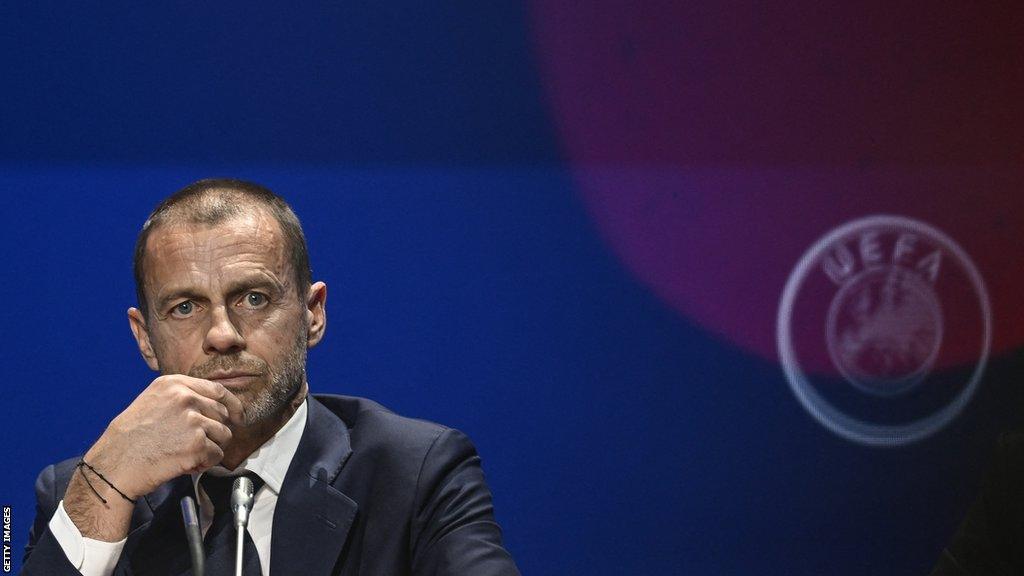 Uefa president Aleksander Ceferin