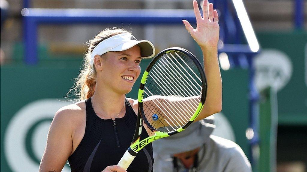 Caroline Wozniacki is top seed in Eastbourne