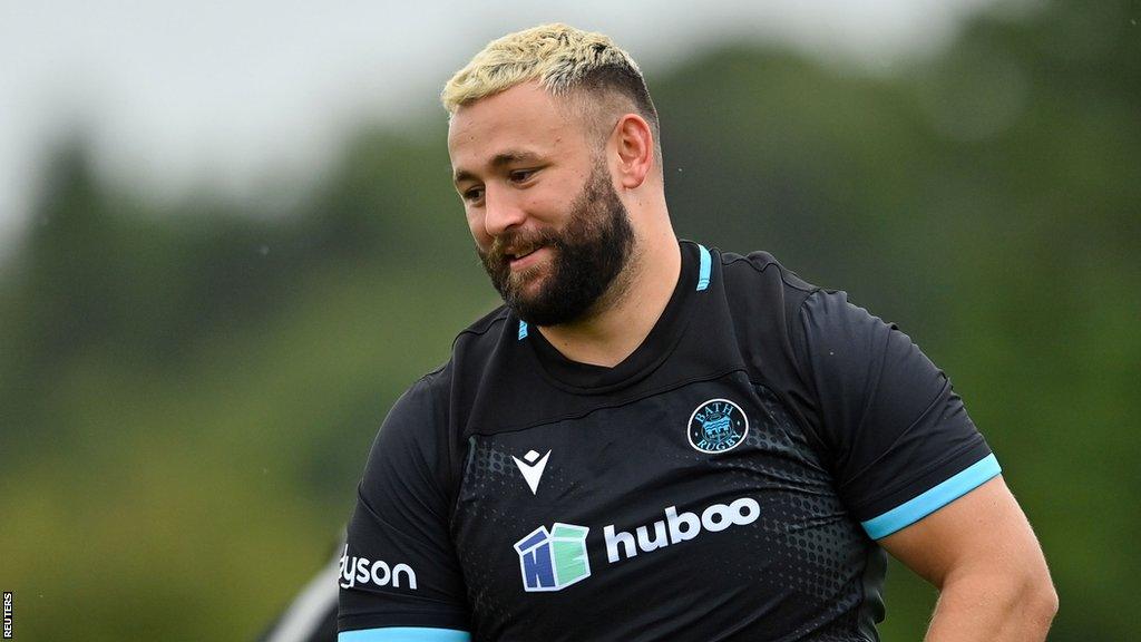 Will Stuart training for Bath