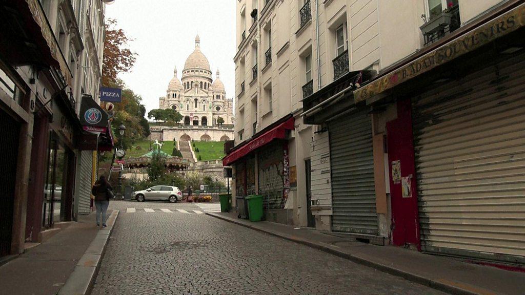 Empty street in Montmartre, Paris