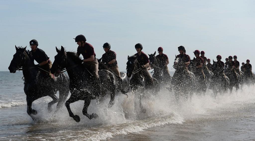 Household Cavalry at Holkham