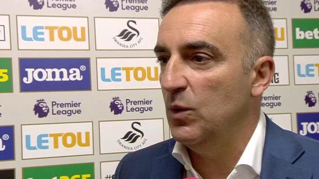 Swansea City's Carlos Carvalhal