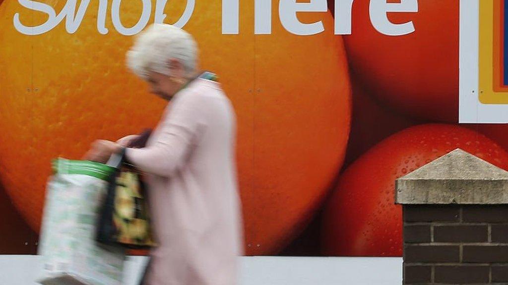 Aldi store sign