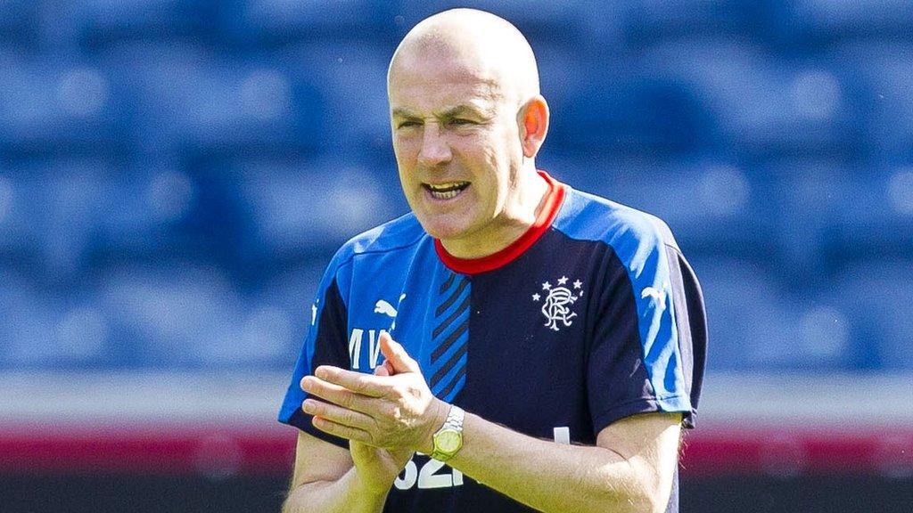 Rangers manager Mark Warburton