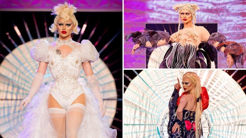 Bimini Bon Boulash on Drag Race UK main stage