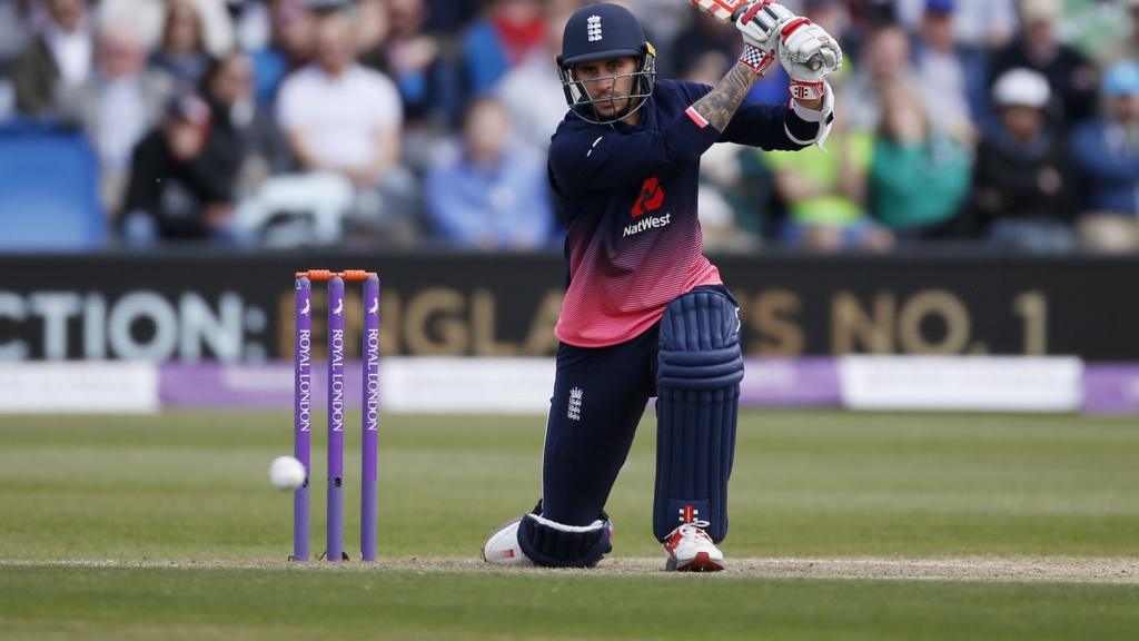 Alex Hales in action