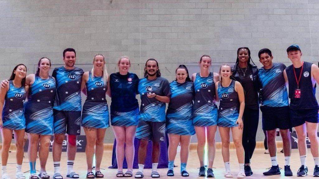 Surrey Hurricanes mixed netball team