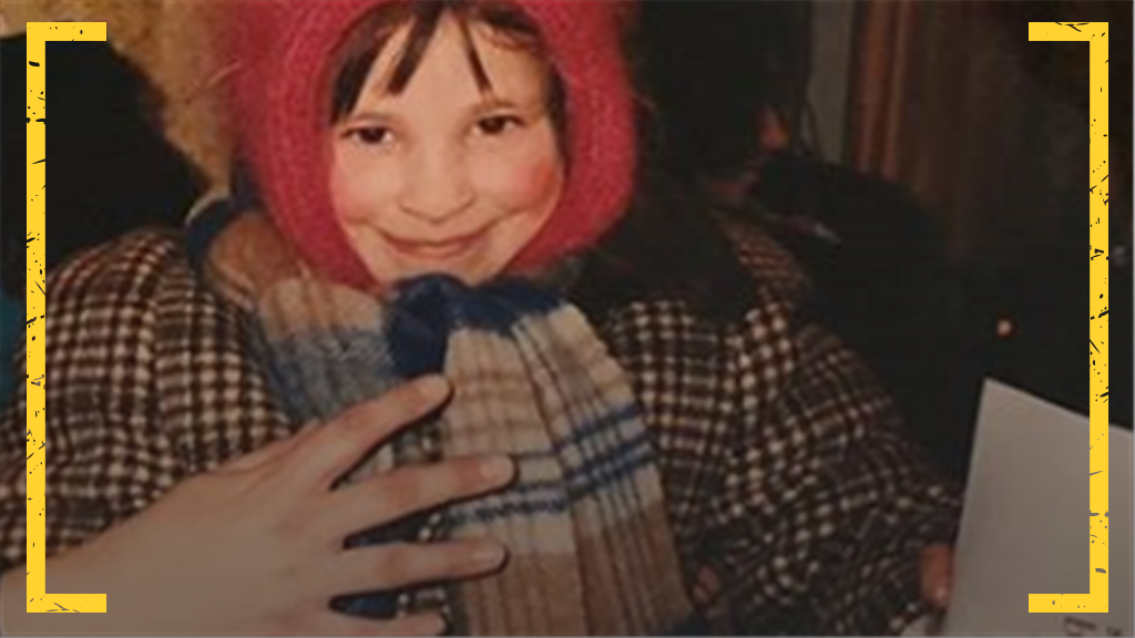 Oksana Masters as a baby