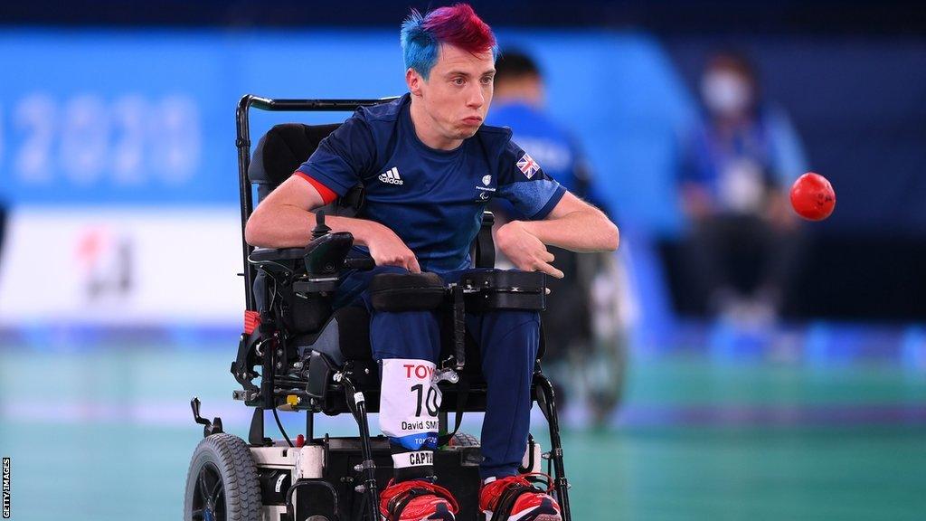 GB boccia player David Smith