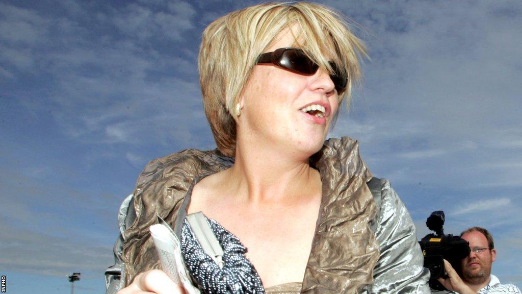 Mary Coughlan pictured at the Galway Races in 2007