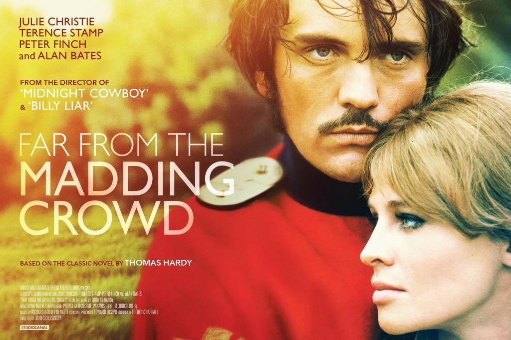 Terence Stamp and Julie Christie on the poster for Far From the Madding Crowd