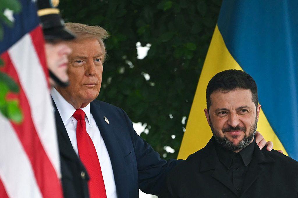 Donald Trump and Zelensky