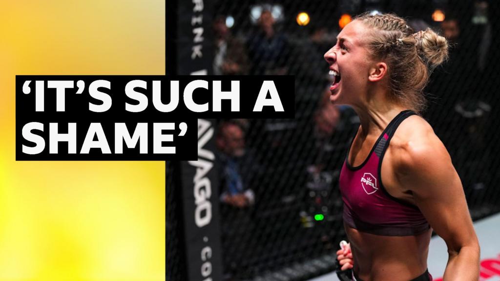 Dakota Ditcheva PFL fighter on being sexualised on social media BBC