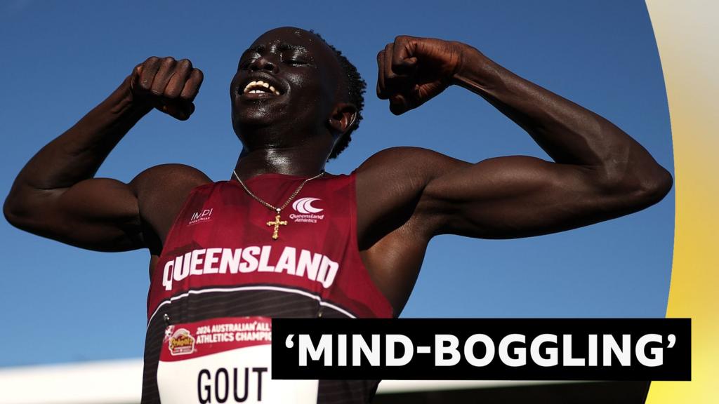 Gout becomes fastest 16-year-old in history over 200m