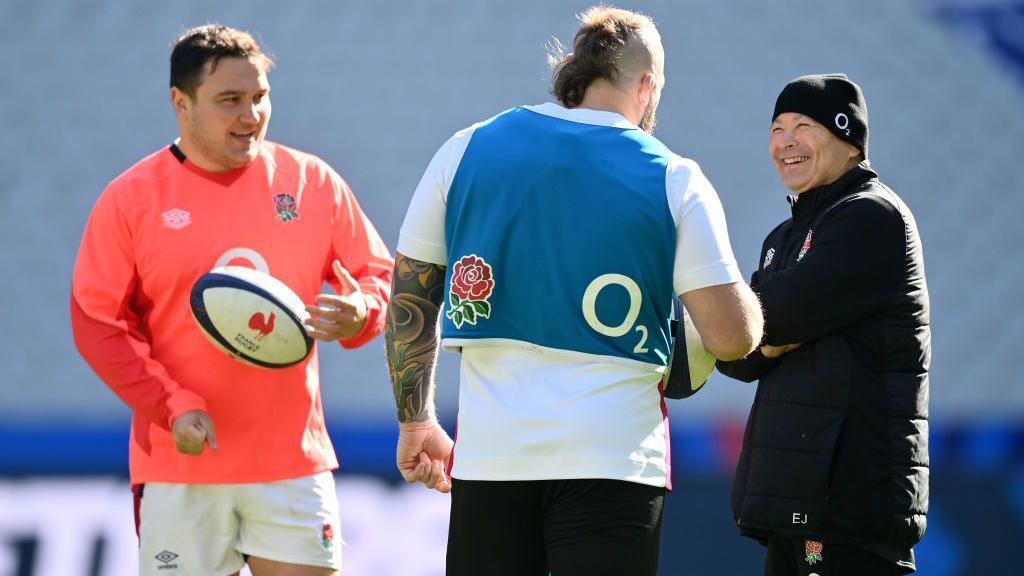 Eddie Jones coaching England