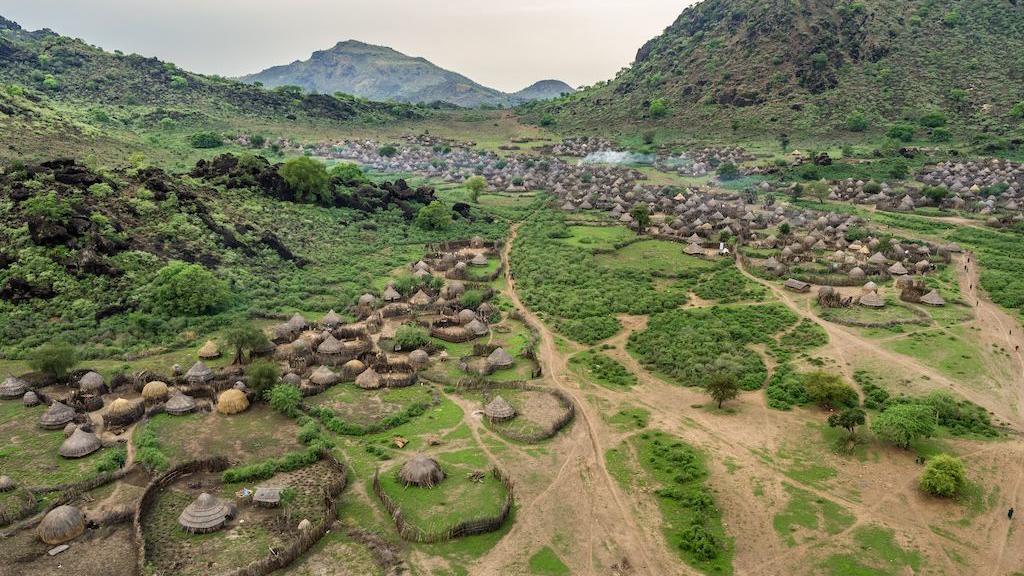 Aerial view of Badingilo and Boma National Parks