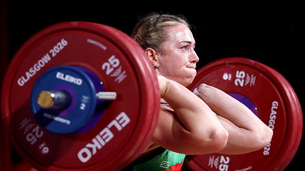 Laura Hughes in action