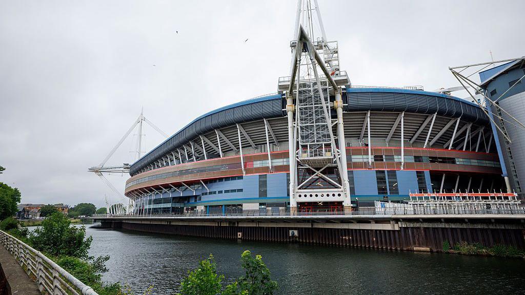 The Principality Stadium in Cardiff.