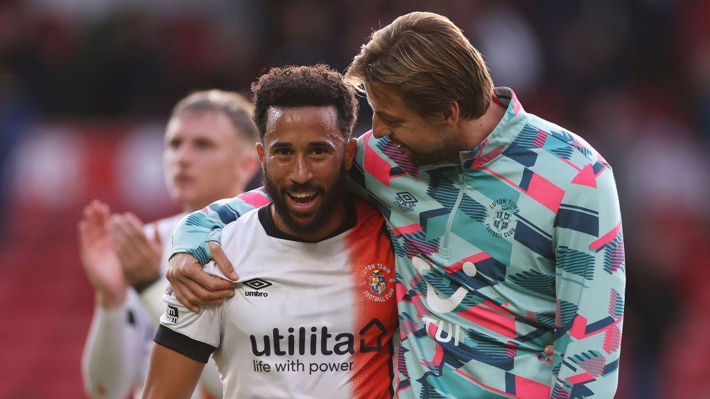 Andros Townsend and Tim Krul