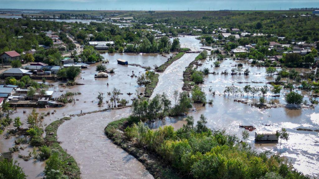 Flooding in Romania