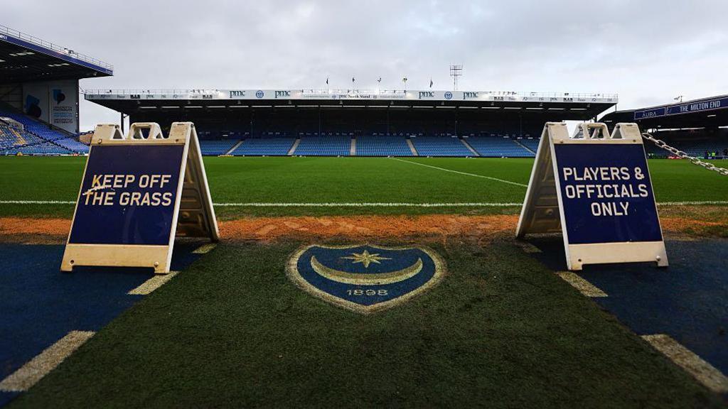 A general view of Fratton Park before a Portsmouth game