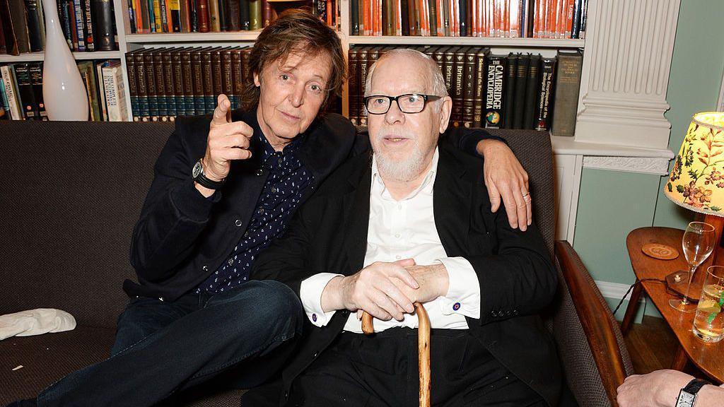 Paul McCartney and Sir Peter Blake