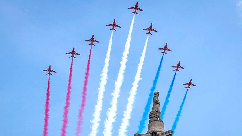 red arrows