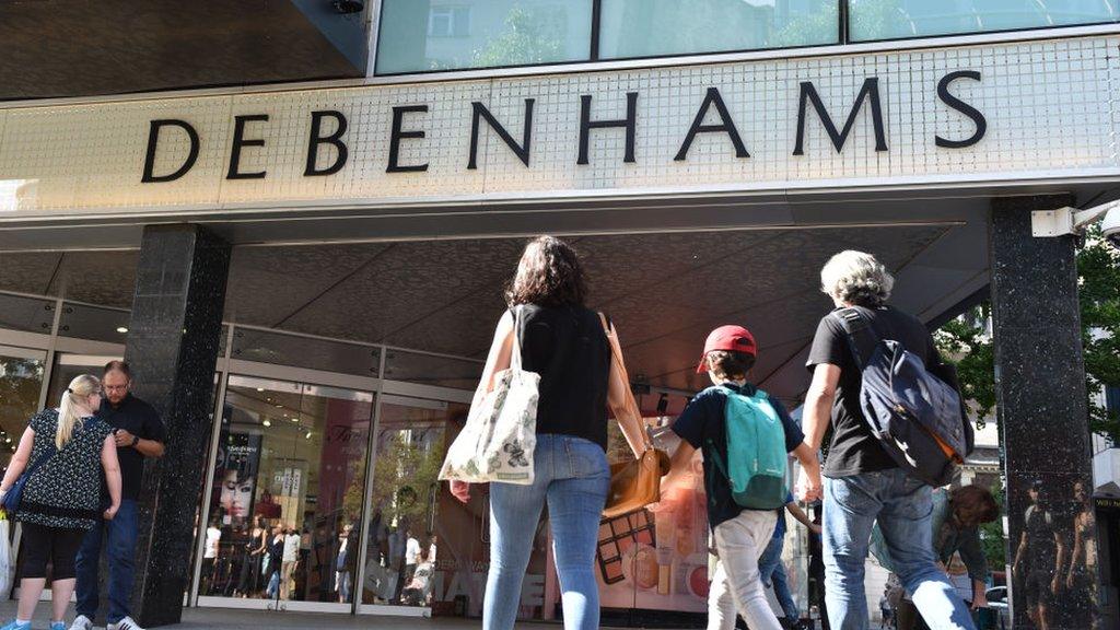 Debenhams store